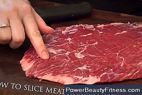 How To Slice Meat Against The Sense Of The Fibers